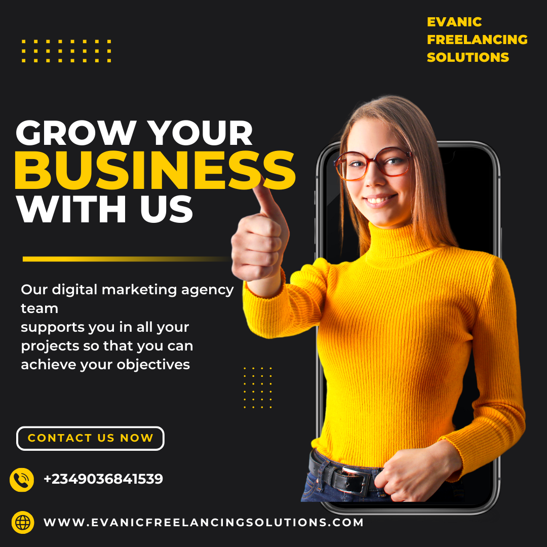 Grow your business up with Evanic Freelancing Marketing Solutions