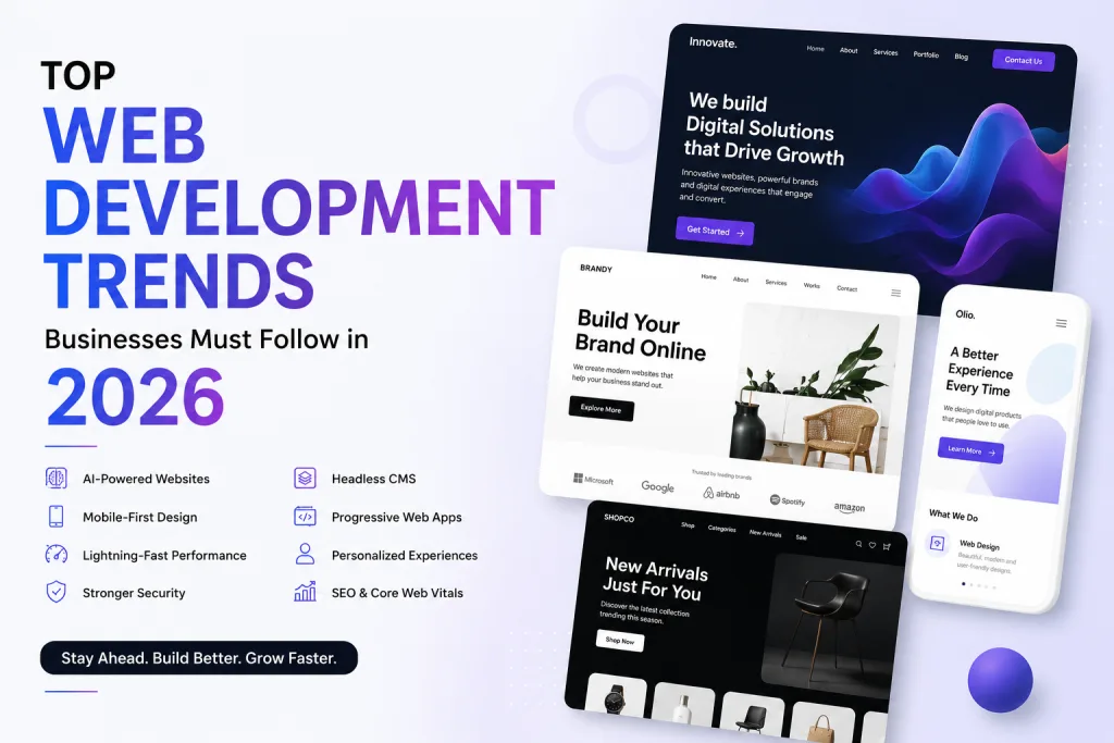 Top Web Development Trends Businesses Must Follow in 2026 1 top web development trends top web development trends